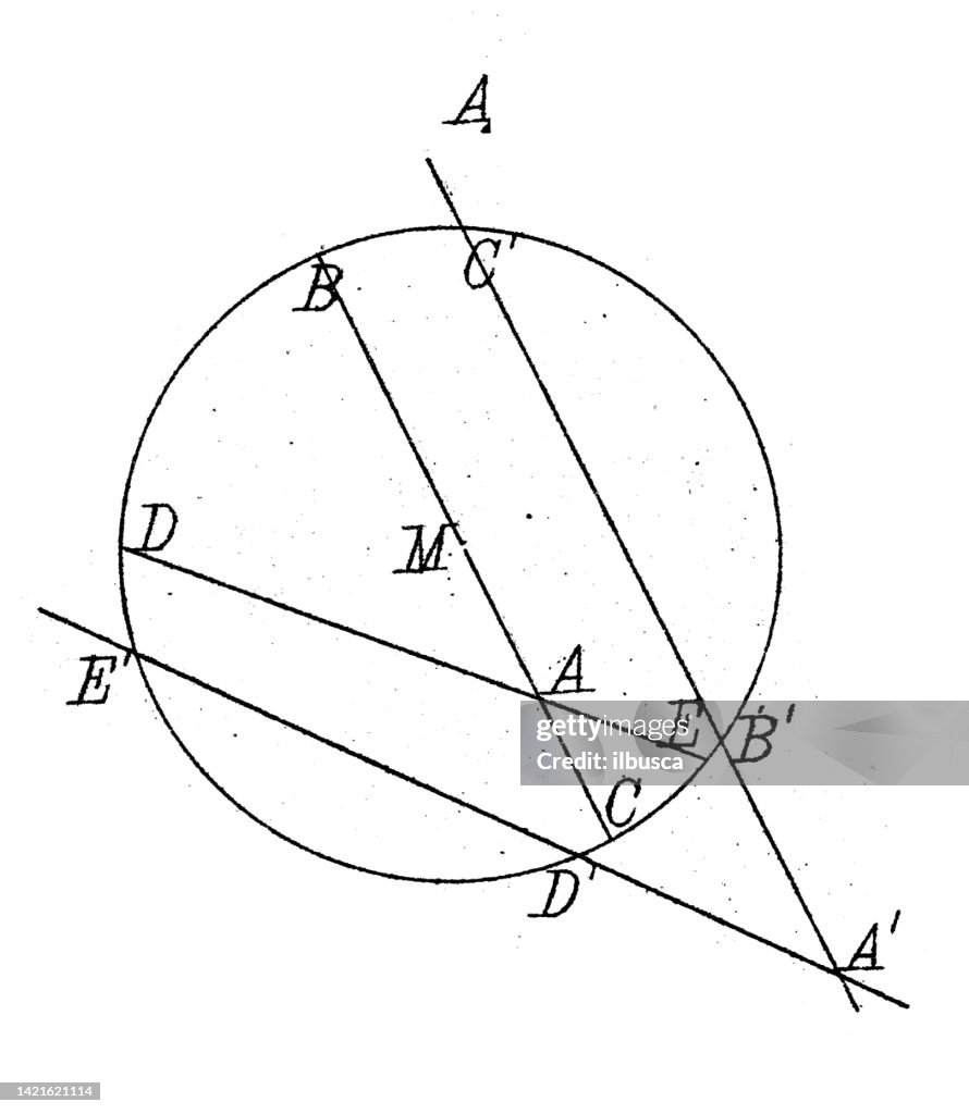 Simularity In Math Antique Illustration Mathematics And Geometry Geometric Shape ...