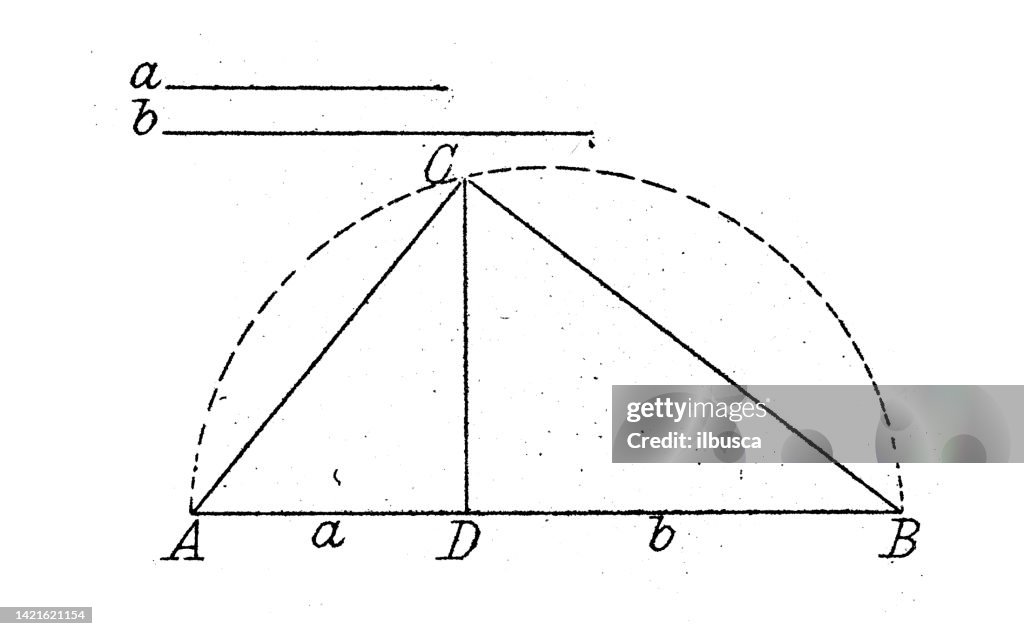 Simularity In Math Antique Illustration Mathematics And Geometry Geometric Shape ...