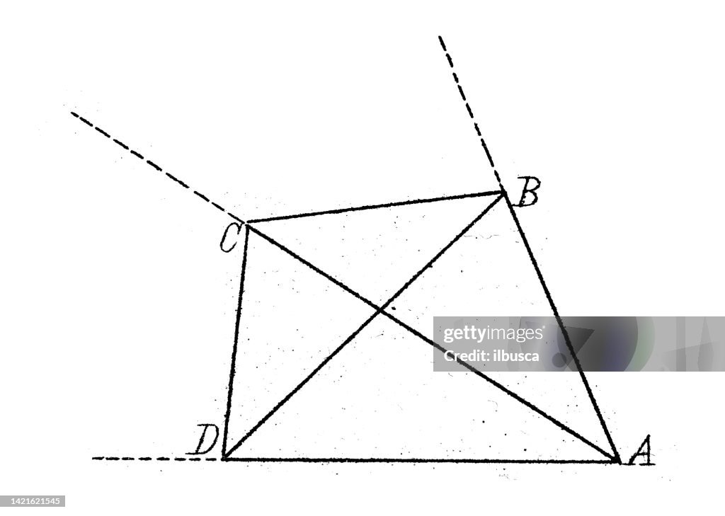 Dynamic Stereometry Antique Illustration Mathematics And Geometry Stereometry Edges And ...