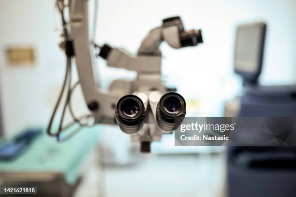 eye surgery equipment at the hospital - myopia 個照片及圖片檔