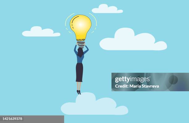 creative idea, thinking concept - cable management stock illustrations