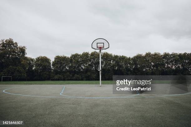 basketball court - british basketball stockfoto's en -beelden