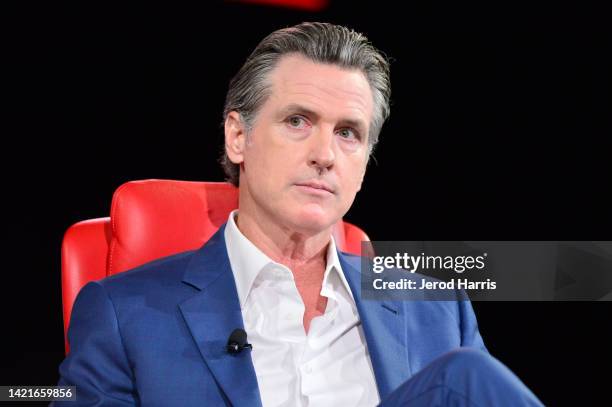 Governor of California Gavin Newsom speaks onstage during Vox Media's 2022 Code Conference - Day 2 on September 07, 2022 in Beverly Hills, California.