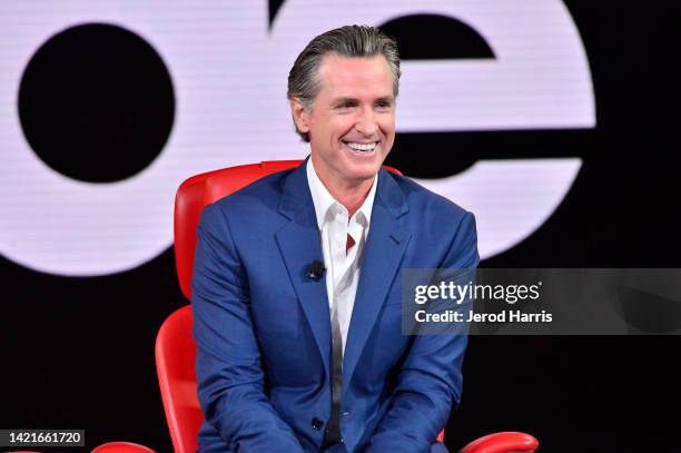 Governor of California Gavin Newsom speaks onstage during Vox Media's 2022 Code Conference - Day 2 on September 07, 2022 in Beverly Hills, California.