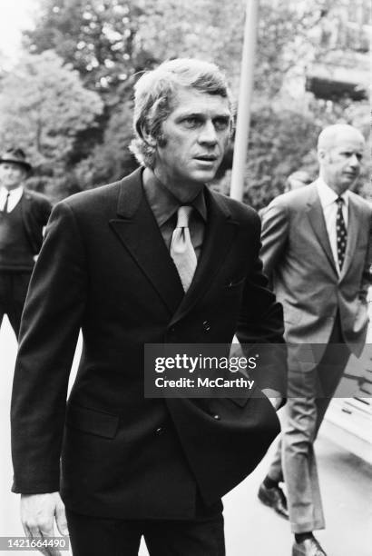 American actor Steve McQueen , 6th June 1969.