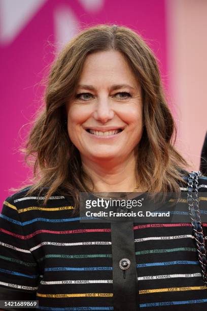 Colombe Schneck attends the "June Zero" Premiere during the 48th Deauville American Film Festival on September 07, 2022 in Deauville, France.
