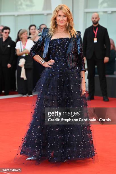 Laura Dern attends "The Son" red carpet at the 79th Venice International Film Festival on September 07, 2022 in Venice, Italy.
