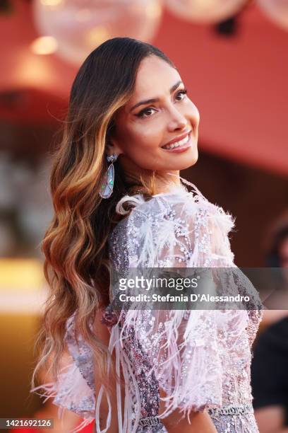 Gloria Patricia Contreras attends "The Son" red carpet at the 79th Venice International Film Festival on September 07, 2022 in Venice, Italy.