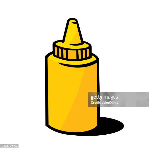 mustard doodle 5 - mustard sauce stock illustrations
