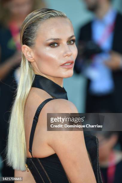 Natasha Poly attends "The Son" red carpet at the 79th Venice International Film Festival on September 07, 2022 in Venice, Italy.