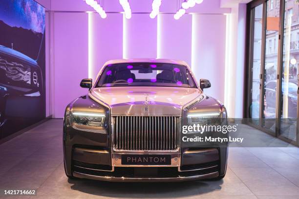 The Rolls Royce Phantom Series II seen at HROwen Rolls Royce in Mayfair, London. The Phantom Series II recently made its UK debut at Salon Prive, and...