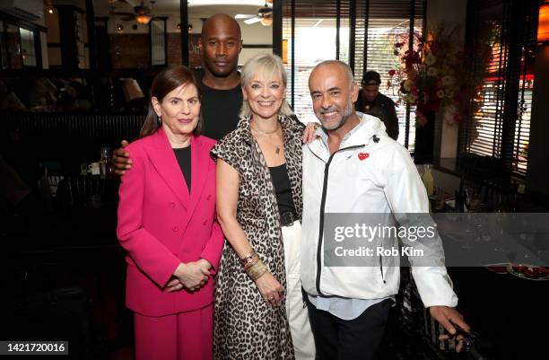 President of The Fragrance Foundation, Linda G. Levy, Chris Collins, Avril Graham and Francisco Costa attend The Fragrance Foundation Media...