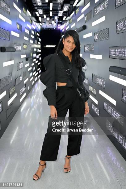 Chanel Iman attends the BOSE x NYFW: The Shows Launch Event on September 07, 2022 in New York City.