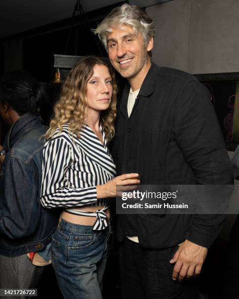 George Lamb attends the "Jaime Winstone's Greatest Night Every" Podcast Launch Party at Chateau Denmark on September 07, 2022 in London, England.