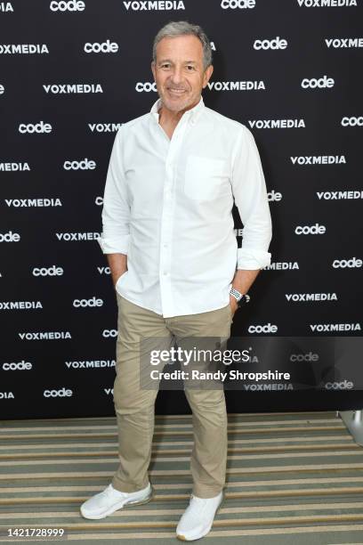 The Walt Disney Company Former CEO and Chairman Robert Iger attends Vox Media's 2022 Code Conference - Day 2 on September 07, 2022 in Beverly Hills,...