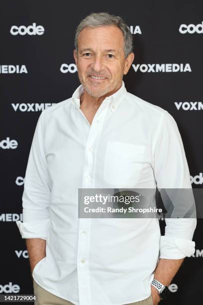 The Walt Disney Company Former CEO and Chairman Robert Iger attends Vox Media's 2022 Code Conference - Day 2 on September 07, 2022 in Beverly Hills,...