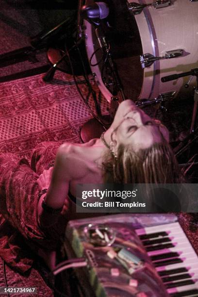 July 2003: Rock singer Beth Hart performing on July 2003 in New York City.