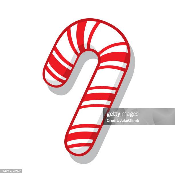 candy cane doodle 6 - peppermint candy stock illustrations