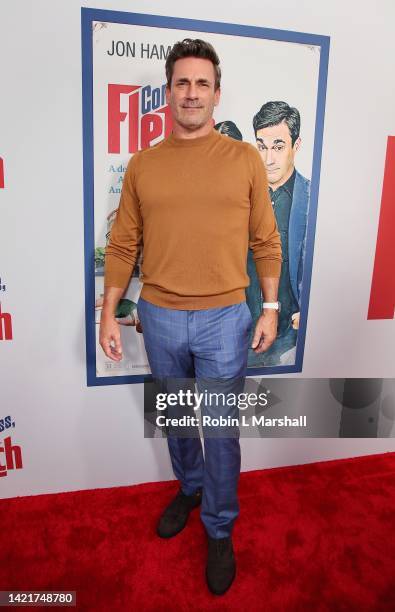 Actor Jon Hamm attends the "Confess, Fletch" screening at The West Hollywood EDITION on September 07, 2022 in West Hollywood, California.