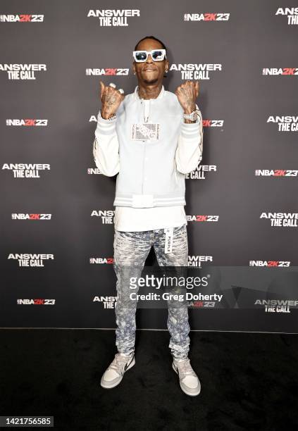 Soulja Boy attends the NBA 2K23 Launch Event at Rolling Greens on September 07, 2022 in Los Angeles, California.