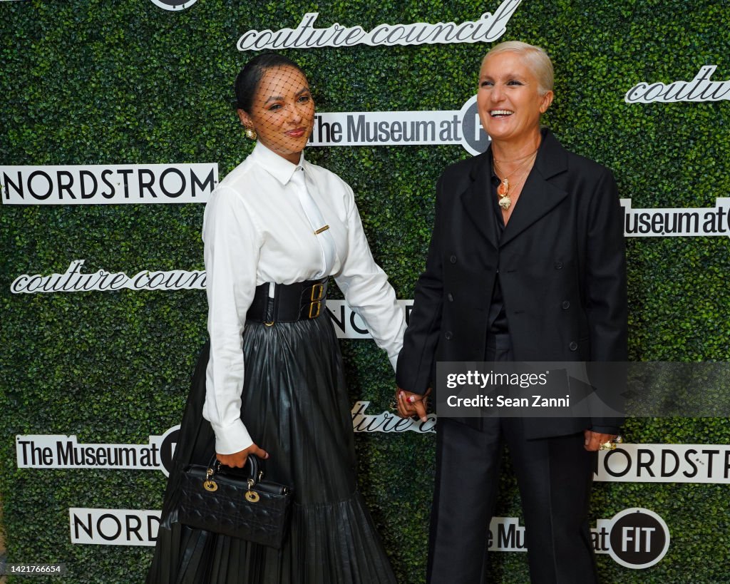 Kat Graham and Maria Grazia Chiuri attend The Museum At FIT's 2022