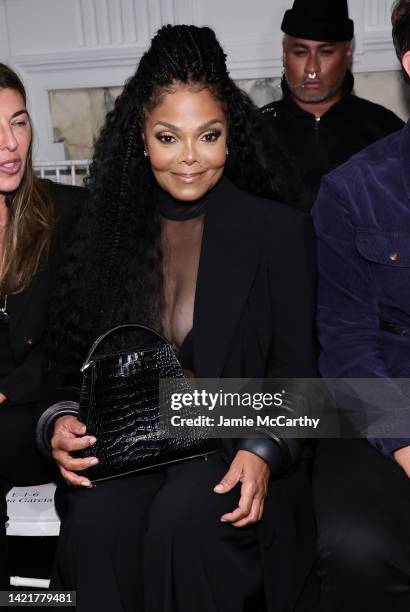 Janet Jackson attends the Christian Siriano Spring/Summer 2023 NYFW Show at the Elizabeth Collective on September 07, 2022 in New York City.