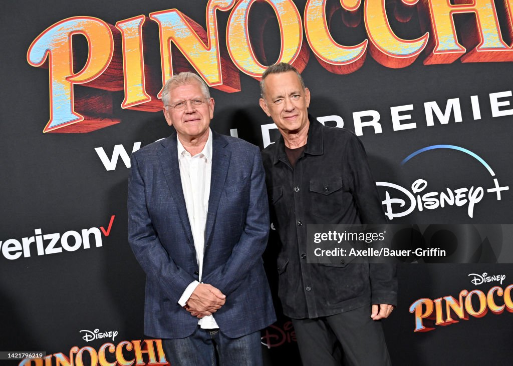 Robert Zemeckis and Tom Hanks attend the World Premiere of Disney's... News  Photo - Getty Images