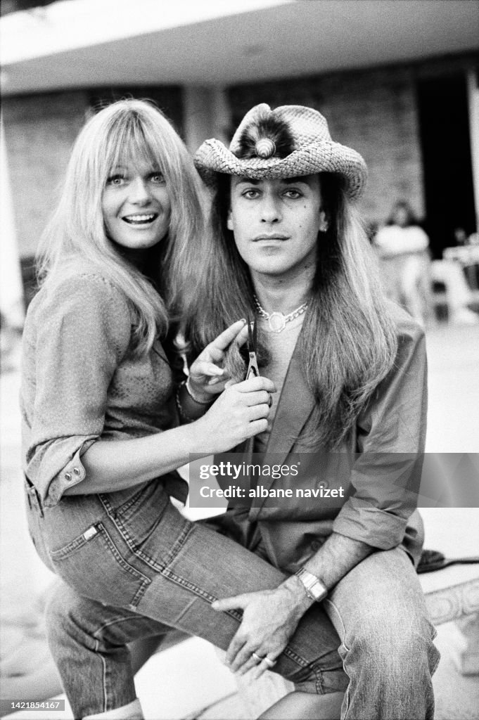 Jose Eber, le célèbre coiffeur français des stars, à Los Angeles avec... News Photo Getty Images