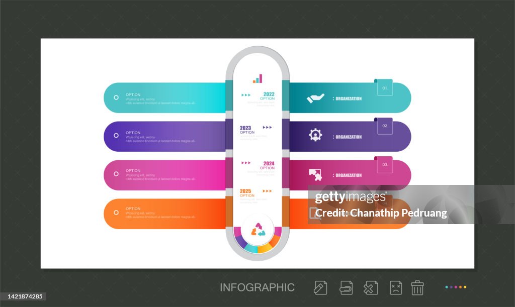 Business data visualization. timeline infographic icons designed for abstract background template stock illustrationInfographic, Icons, Steps