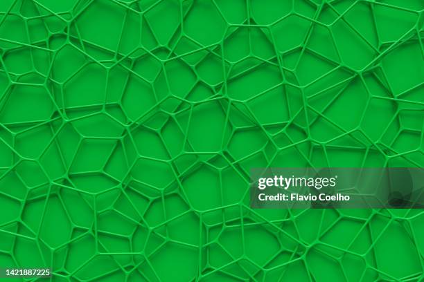green organic structures overlapping - fractale photos et images de collection