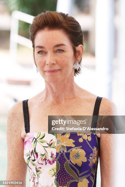 Julianne Nicholson is seen during the 79th Venice International Film Festival on September 08, 2022 in Venice, Italy.