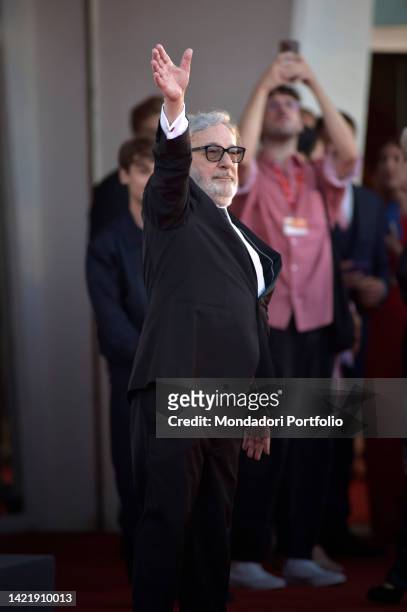 Italian director Gianni Amelio at the 79 Venice International Film Festival 2022. Il signore delle formiche red carpet. Venice , September 6th, 2022
