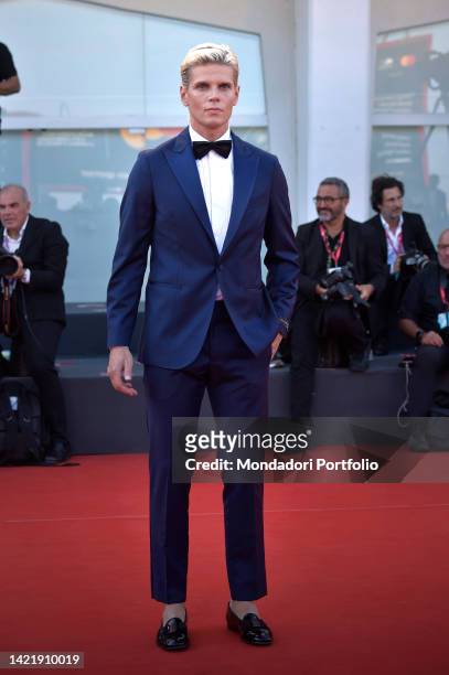 Alessandro Egger at the 79 Venice International Film Festival 2022. Il signore delle formiche red carpet. Venice , September 6th, 2022