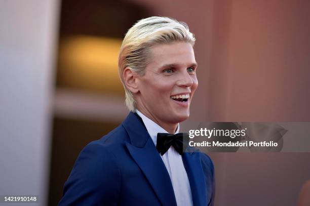 Alessandro Egger at the 79 Venice International Film Festival 2022. Il signore delle formiche red carpet. Venice , September 6th, 2022