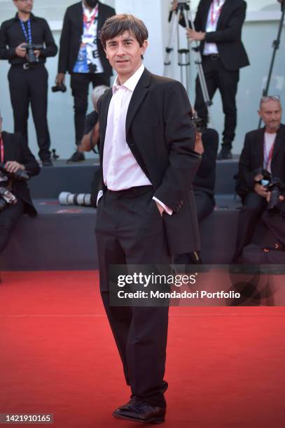 Italian actor Luigi Lo Cascio at the 79 Venice International Film Festival 2022. Il signore delle formiche red carpet. Venice , September 6th, 2022