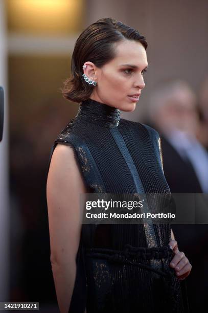 Italian actress Sara Serraiocco at the 79 Venice International Film Festival 2022. Il signore delle formiche red carpet. Venice , September 6th, 2022