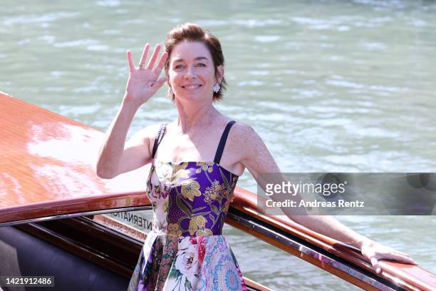 Julianne Nicholson is seen during the 79th Venice International Film Festival on September 08, 2022 in Venice, Italy.