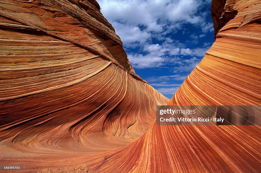 Red Wave Rocks Rock Waves High-Res Stock Photo - Getty Images