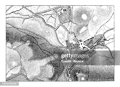 Topography Math Antique Illustration Mathematics And Geometry Topography Orthogonal ...