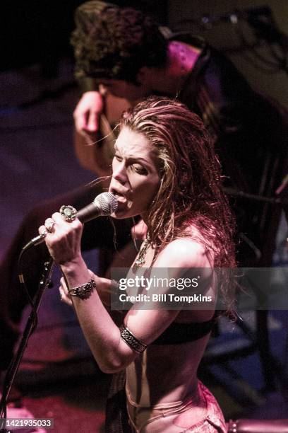 July 2003: Rock singer Beth Hart performing on July 2003 in New York City.