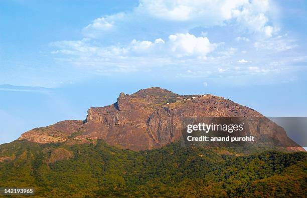 mount girnar, junagadh - junagadh stock pictures, royalty-free photos & images