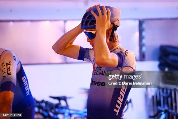 Nick Schultz of Australia and Team BikeExchange - Jayco during the 11th Grand Prix Cycliste de Québec & Montreal 2022 - Training sessions / #GPCQM /...