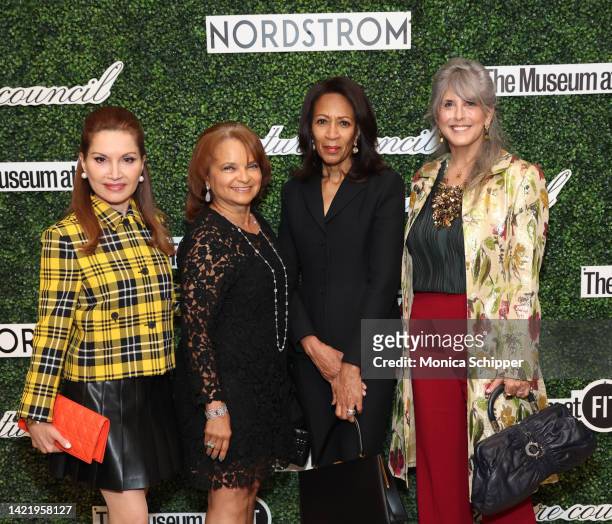 Amelia Quist-Ogunlesi, guest, Joan Hornig and Jean Shafiroff attend The Museum at FIT's 2022 Couture Council Luncheon at David H. Koch Theater on...