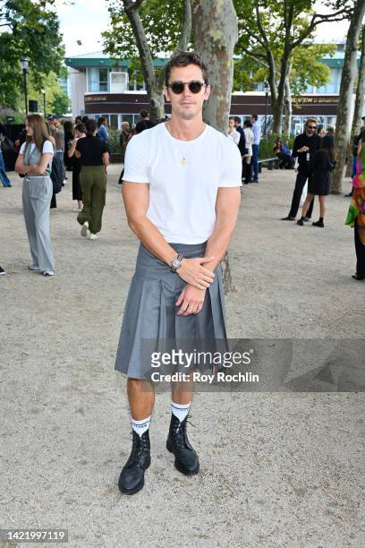 Antoni Porowski attends the Monse fashion show during September 2022 New York Fashion Week at Battery Bosque on September 08, 2022 in New York City.