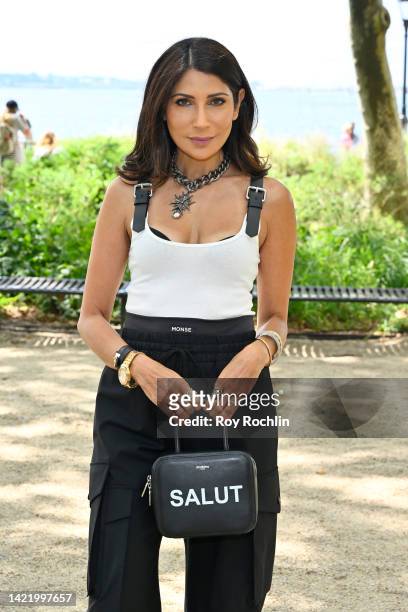Sobia Shaikh attends the Monse fashion show during September 2022 New York Fashion Week at Battery Bosque on September 08, 2022 in New York City.