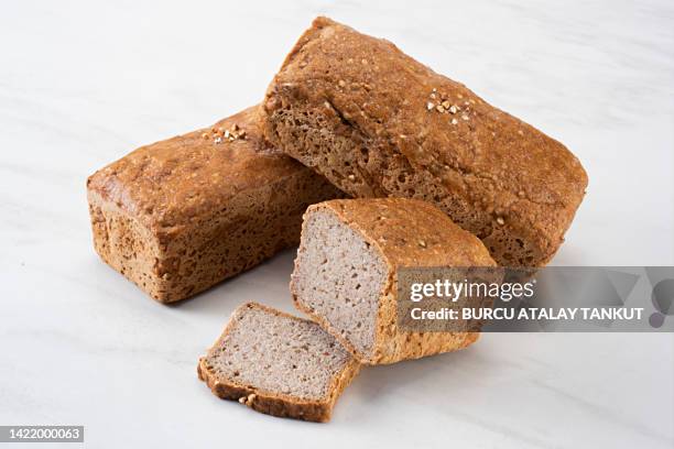 buckwheat bread - buckwheat stock pictures, royalty-free photos & images