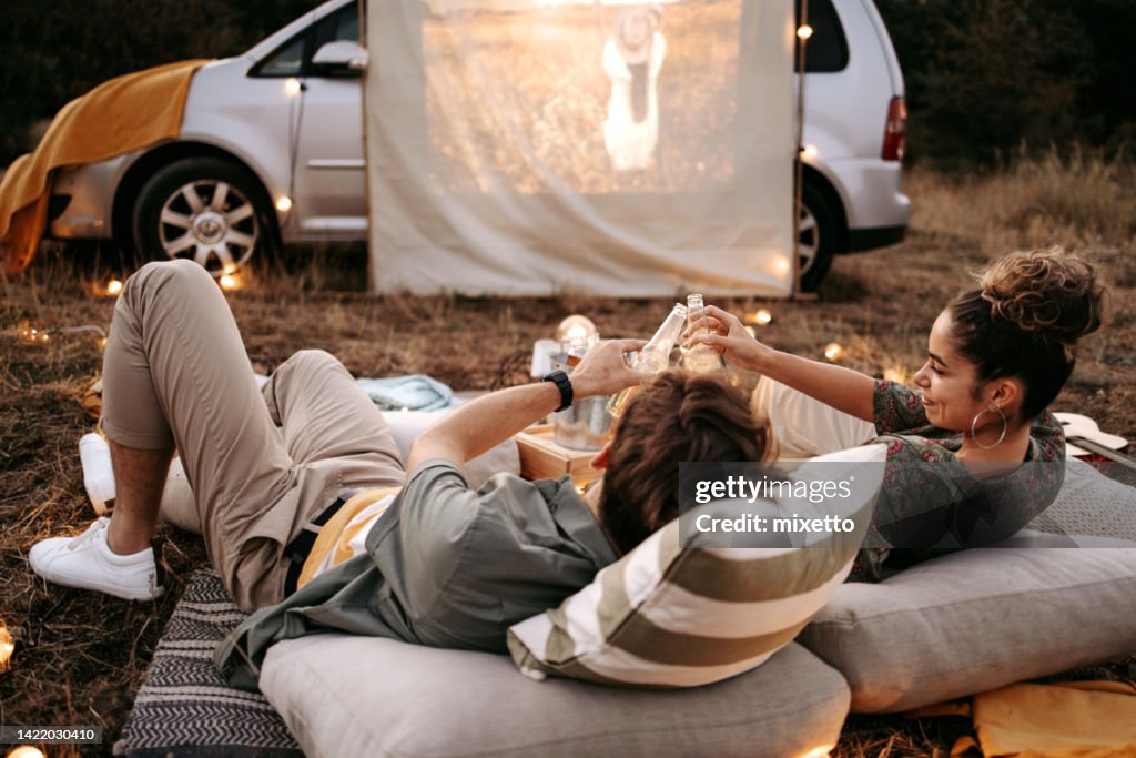 Romantischer Filmabend