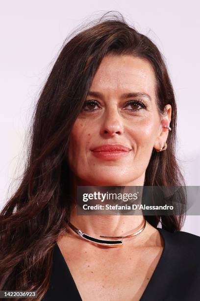 Claudia Pandolfi attends the "Siccità" red carpet at the 79th Venice International Film Festival on September 08, 2022 in Venice, Italy.