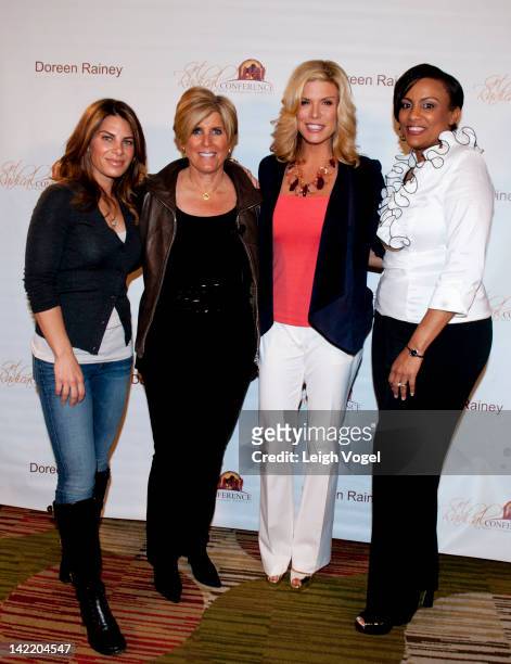 Jillian Michaels, Suze Orman, Ali Brown and Doreen Rainey attend the 4th Annual Get Radical Women's conference at the Hyatt Regency on March 31, 2012...