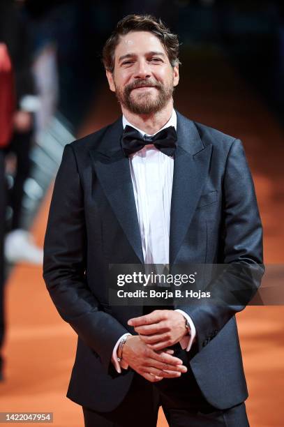 Actor Felix Gomez attends to the red carpet of 'Fuerza De Paz' during Festval on September 08, 2022 in Vitoria-Gasteiz, Spain.